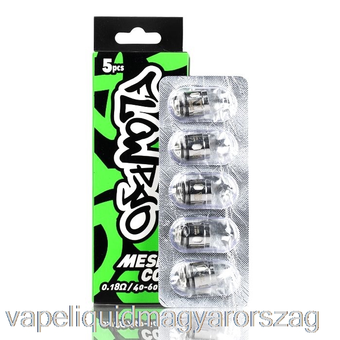 Wotofo Flow Pro Mesh Cseretekercsek 0,25 Ohm áramlási Altartály Tekercsek Vape Folyadék